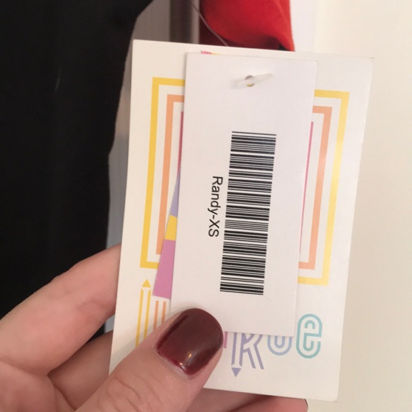 XS LuLaRoe Randy Tee - Picture 3 of 3